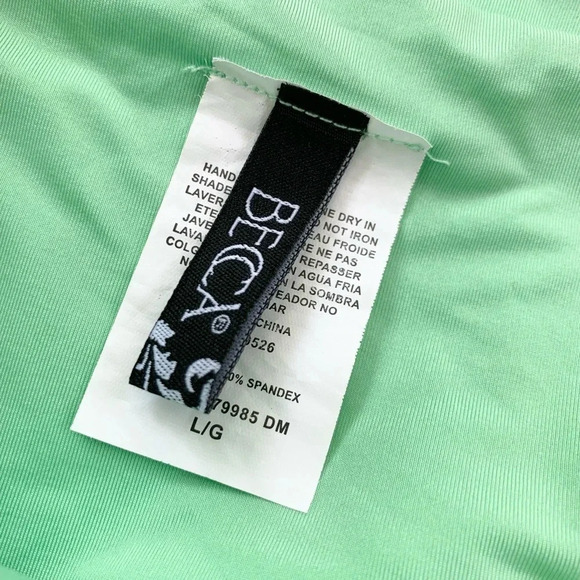 BECCA Color Code High Waist Bikini Bottom Mint Julep Green Size S NWT - Picture 6 of 8